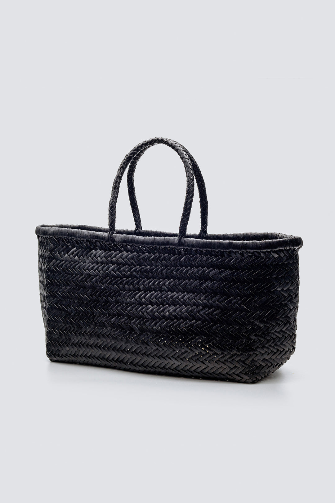 Dragon Diffusion woven leather bag handmade - Triple Jump Big Black