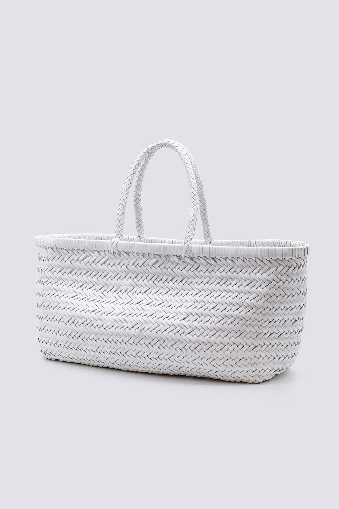 Dragon Diffusion woven leather bag handmade - Triple Jump Big White