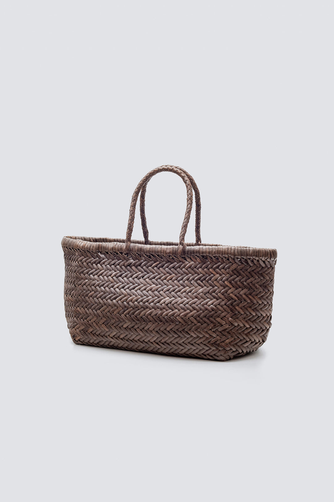 Dragon Diffusion woven leather bag handmade - Triple Jump Small Grey