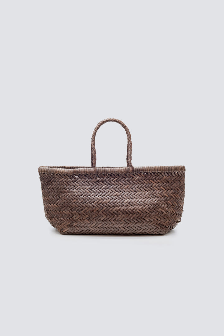 Dragon Diffusion woven leather bag handmade - Triple Jump Small Grey