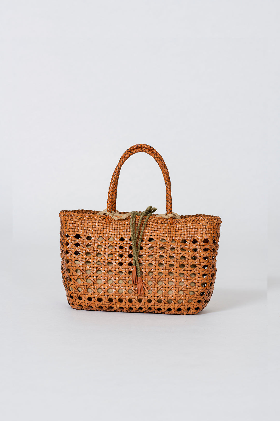 Dragon Diffusion woven leather bag handmade - Cannage Kanpur Small