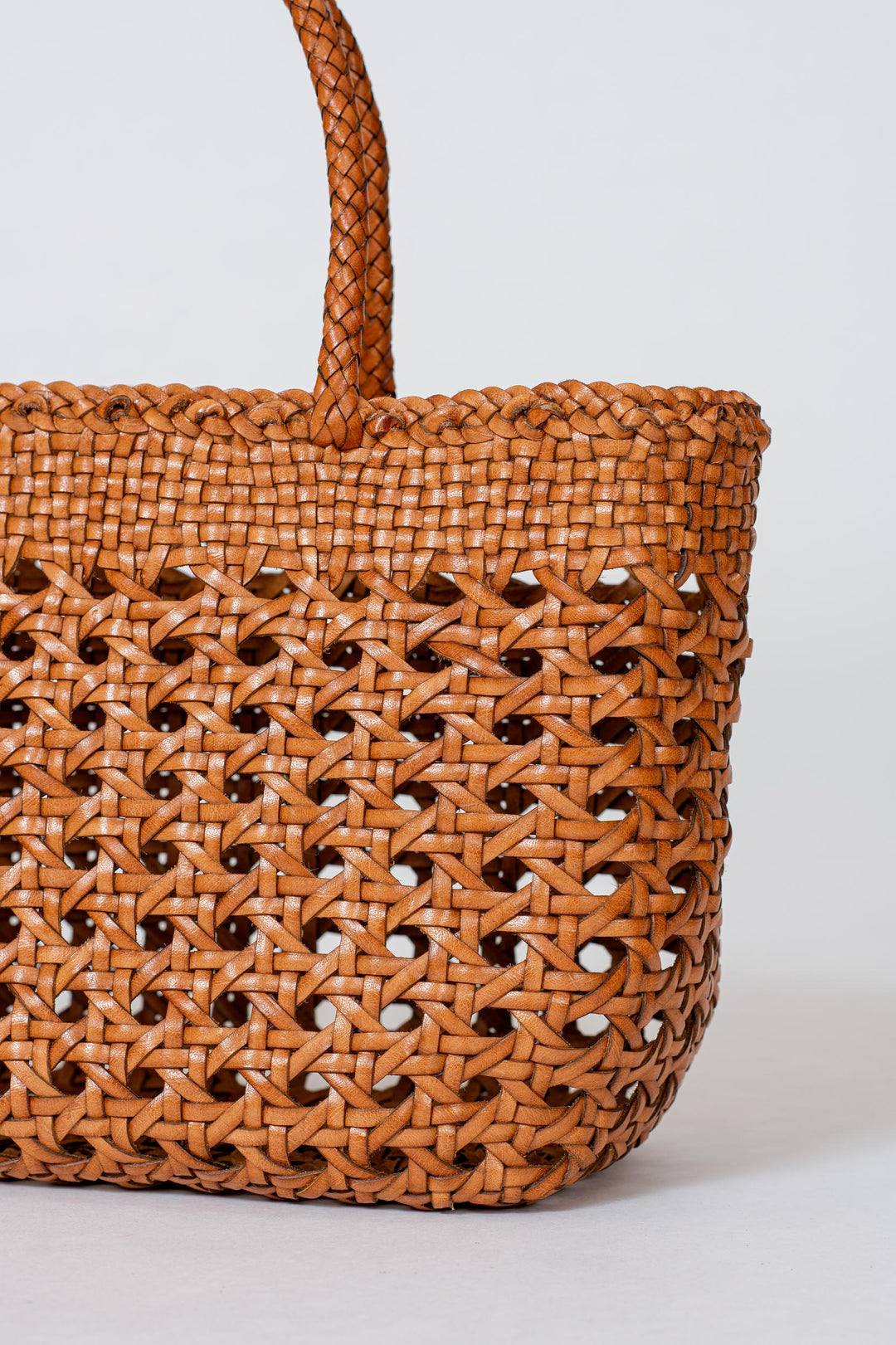 Dragon Diffusion woven leather bag handmade - Cannage Kanpur Small