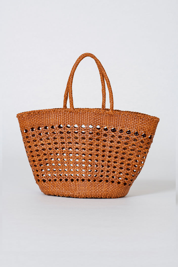 Dragon Diffusion woven leather bag handmade - Cannage Market XL