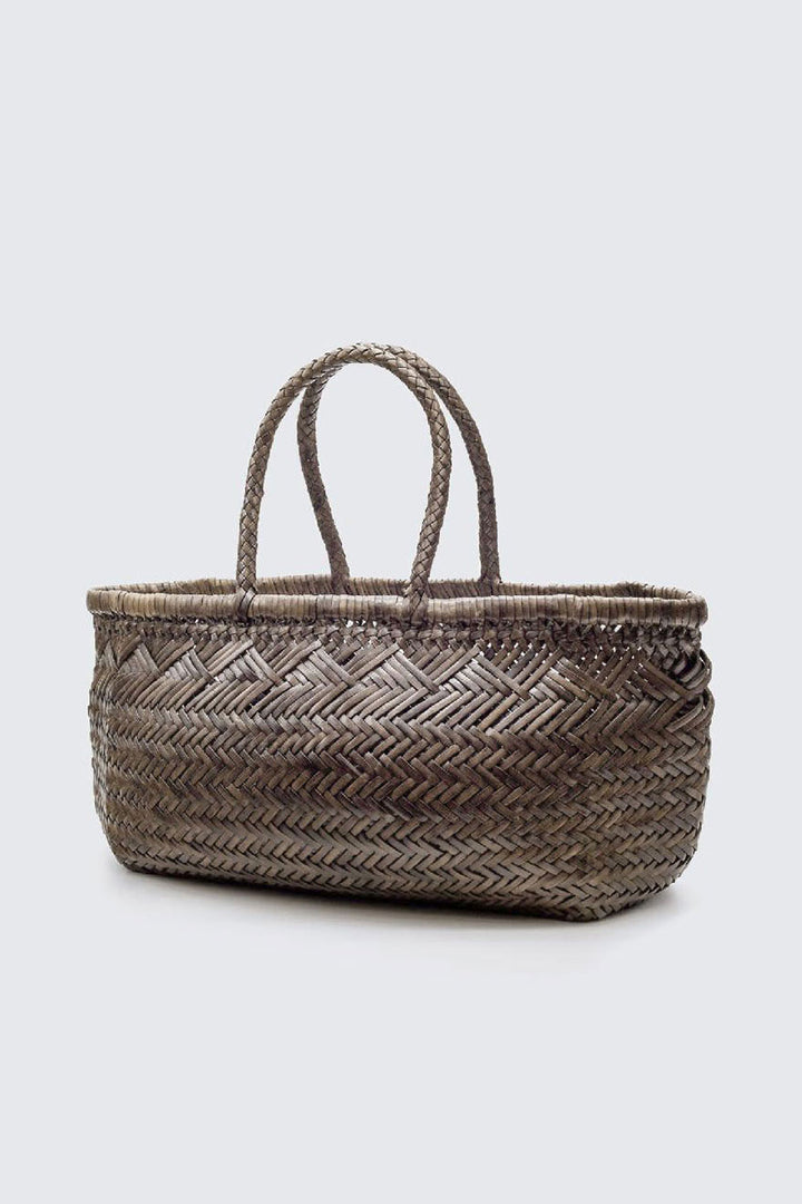 Dragon Diffusion woven leather bag handmade - Triple Jump Big 6 lines Military