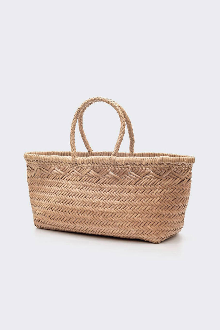 Dragon Diffusion woven leather bag handmade - Triple Jump Big Natural 6 Lines