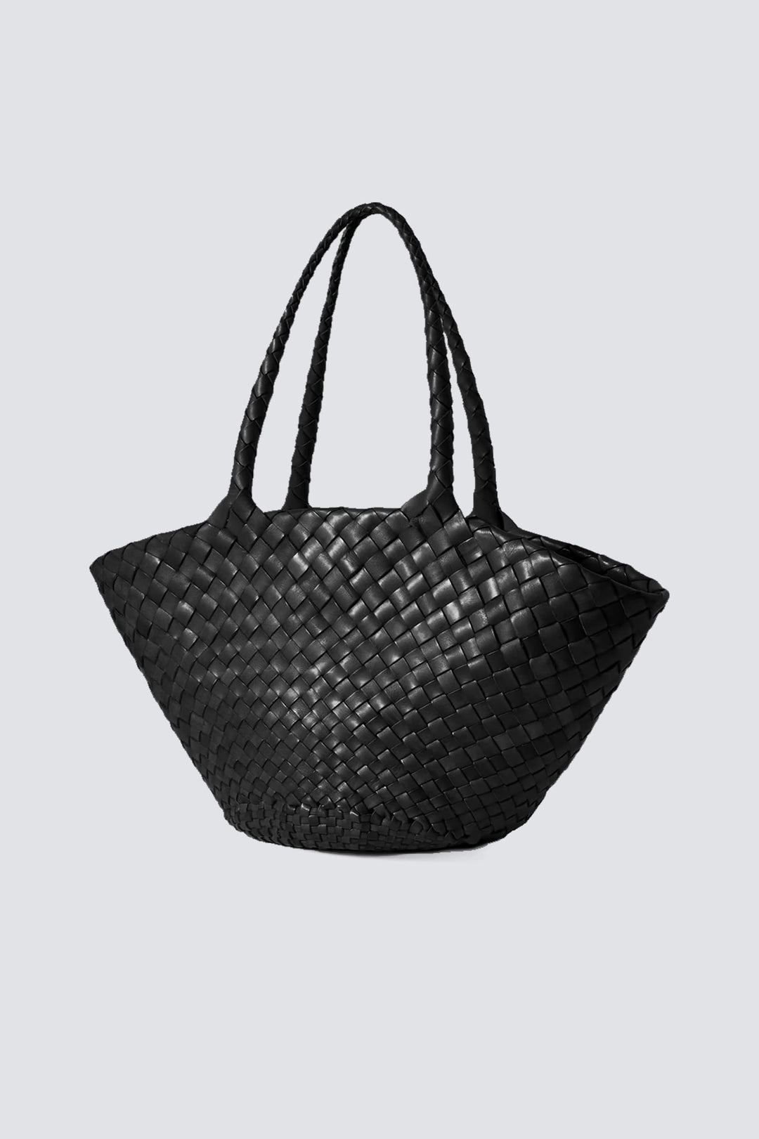 Dragon Diffusion woven leather bag handmade - Egola Black