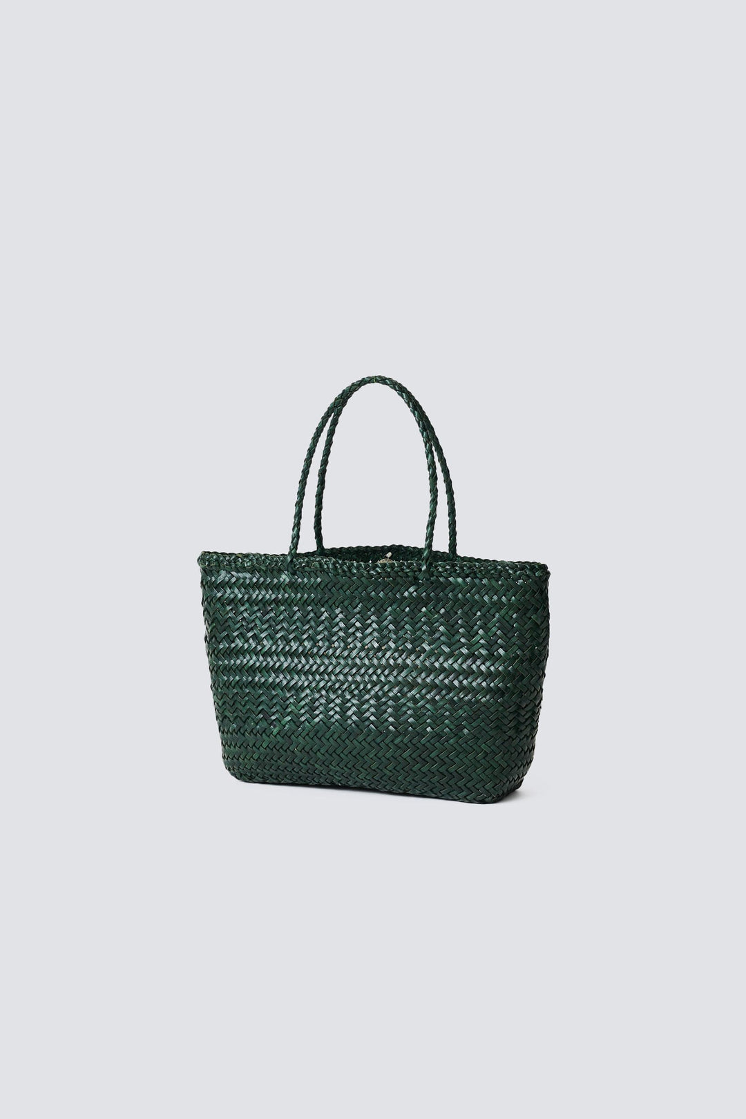 Dragon Diffusion woven leather bag handmade - Gora Kete Forest Green