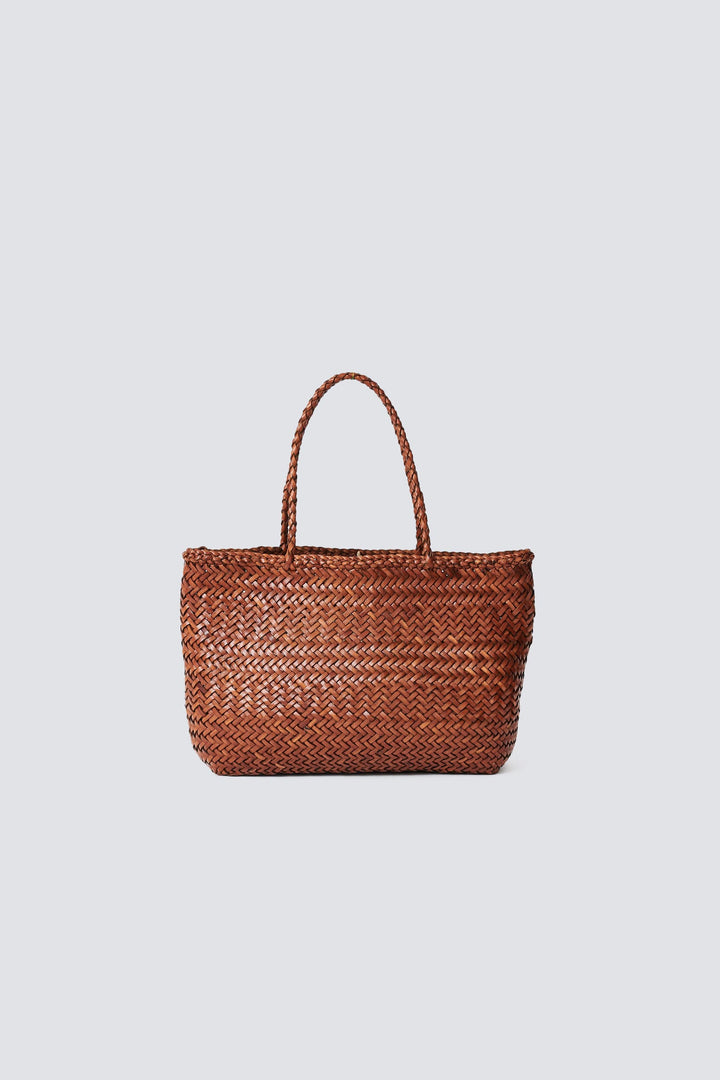 Dragon Diffusion woven leather bag handmade - Gora Kete Tan