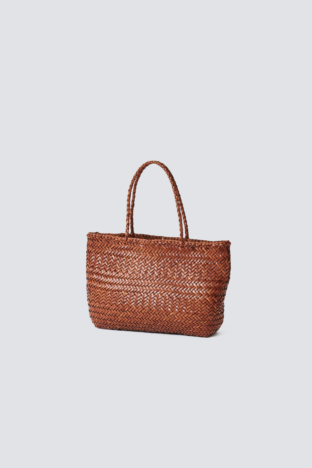 Dragon Diffusion woven leather bag handmade - Gora Kete Tan