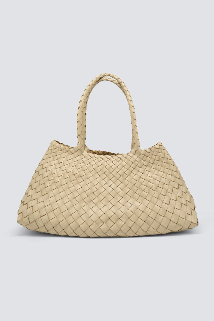 Dragon Diffusion woven leather bag handmade - Santa Croce Big Pearl