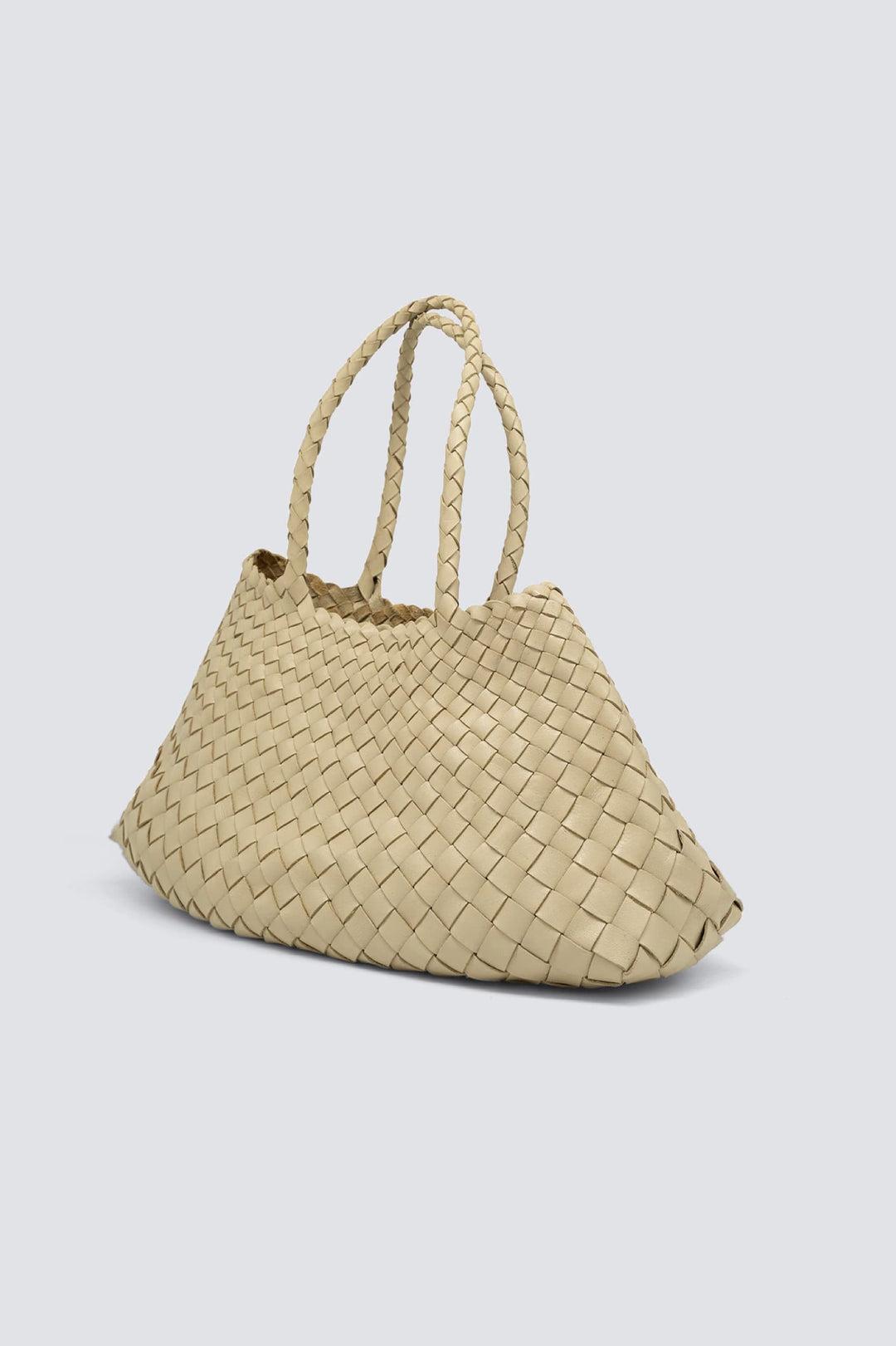 Dragon Diffusion woven leather bag handmade - Santa Croce Big Pearl